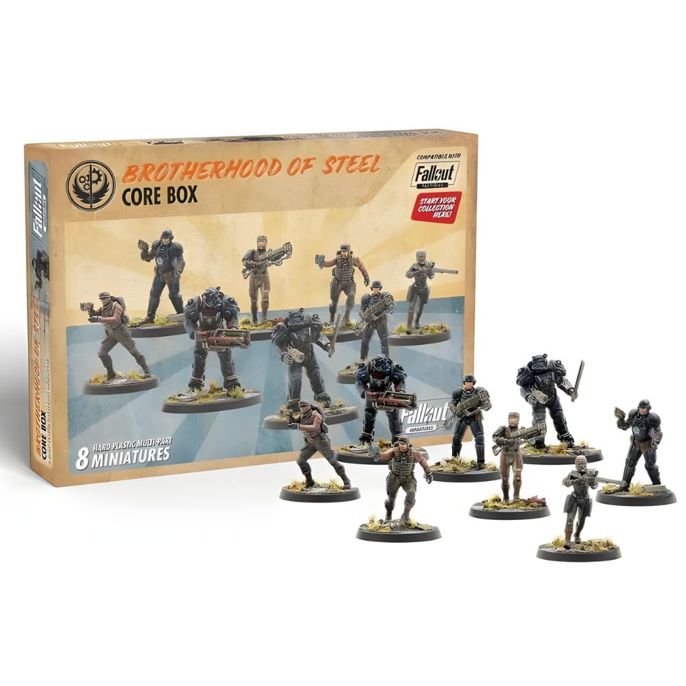Modiphius, Fallout: Miniatures - Brotherhood of Steel Core Box, Blue, 32mm