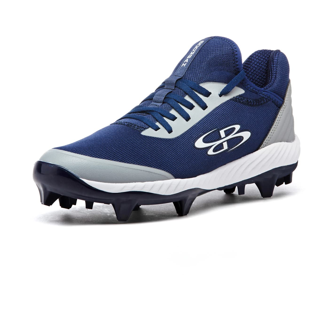 Boombah Women's Raptor Choice Molded Cleat Navy/Gray/White - Size 8.5