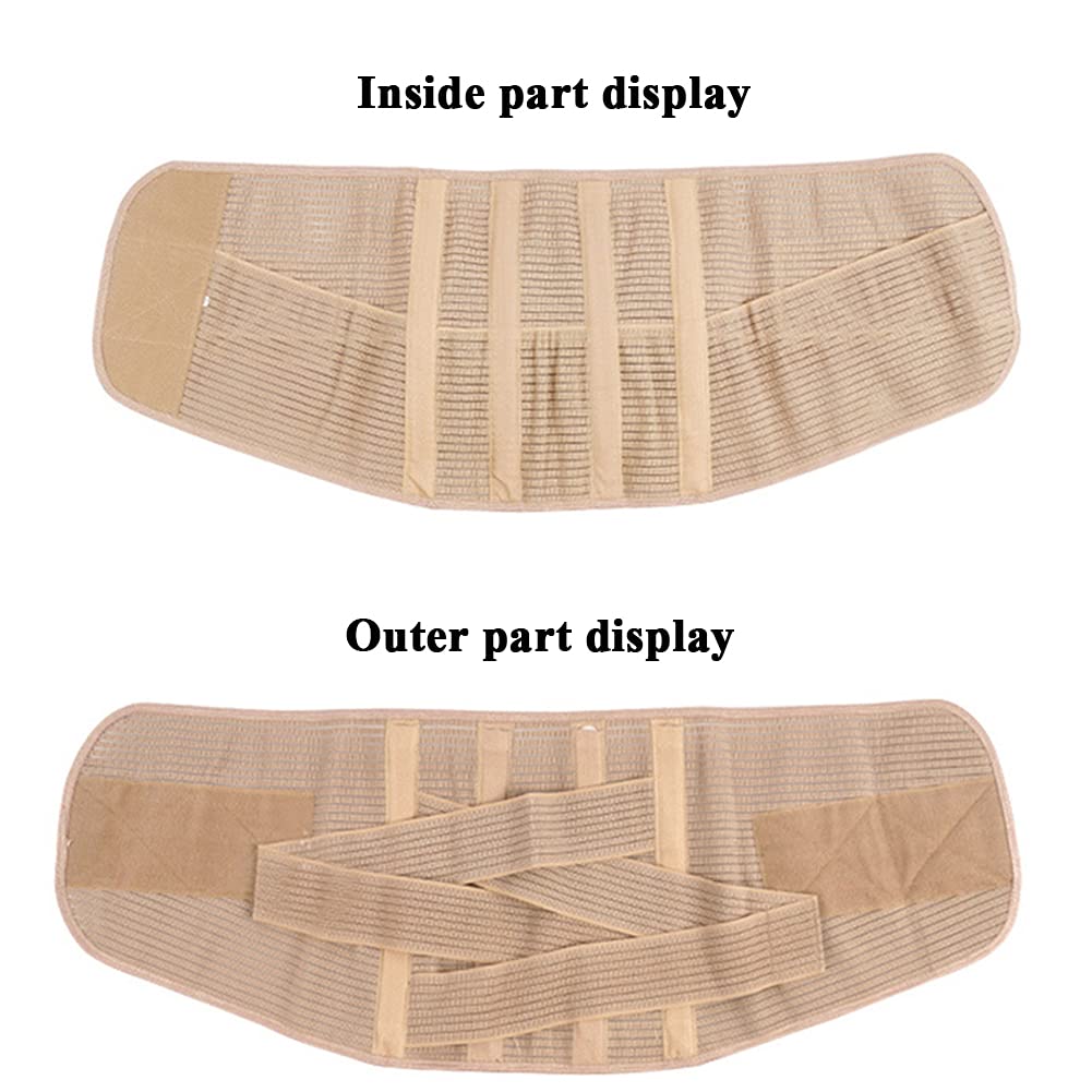 Lumbar Back Brace Correas traseras ajustables Cinturón de soporte Deporte Entrenamiento Faja Cinturón Corrector de postura, Alivio del dolor de cintura Diseño transpirable Se adapta a Hombres Mujeres