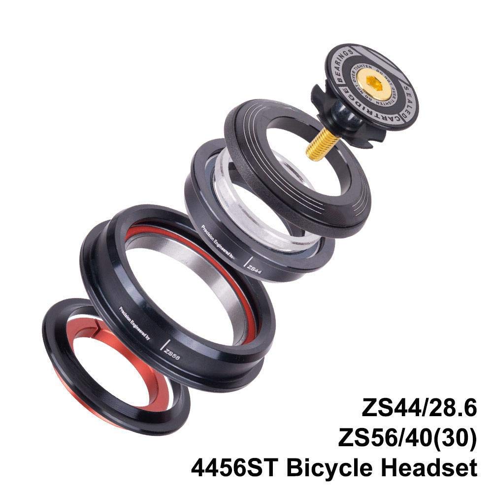Bicicletta Headset, 4456ST Ciclismo anteriore conico anteriore forcella stelo Headset Bike Top Expander per Mountain Road Bike Conica Serie Sterzo