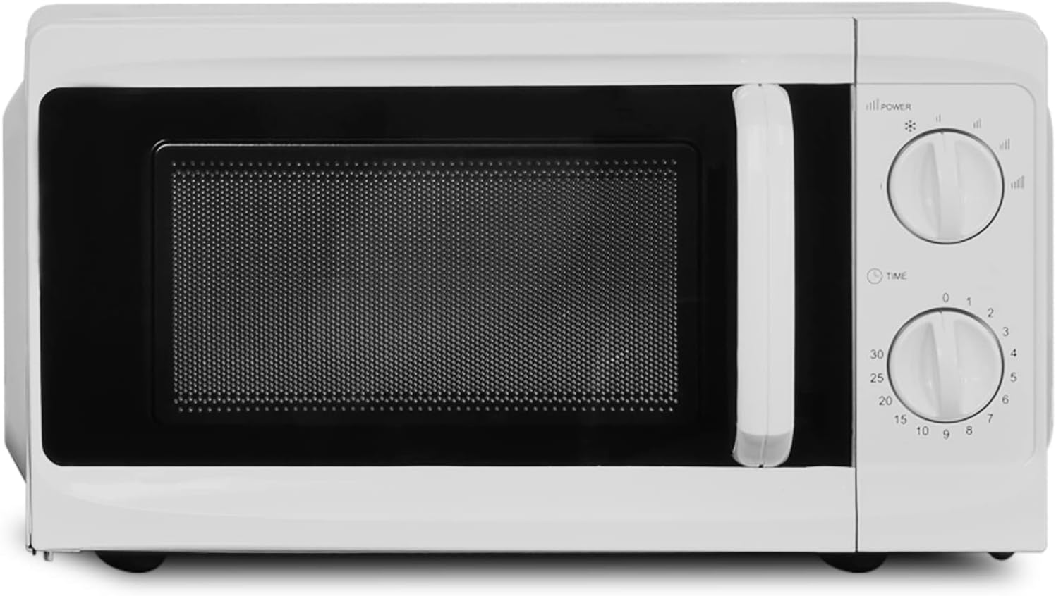 SMETA Microonde, forno a microonde da 700 W, forno a microonde da 17 l, bianco con 6 livelli di potenza, funzione di scongelamento rapido SMETA Microonde, forno a microonde da 700 W, forno a microonde da 17 l, bianco con 6 livelli di potenza, funzione di scongelamento rapido