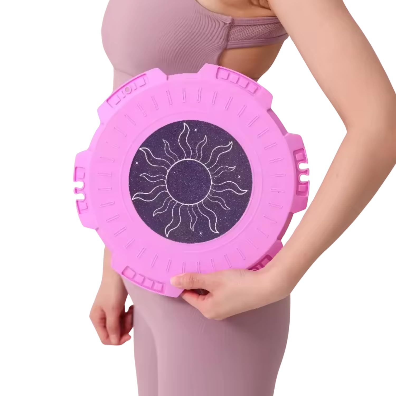 Daiwa Felicity Turbid Ab Twister Board - Waist Twister Machine for Core & Abs Exercise - Waist Twisting Fitness Tool, Dizzy Disc Twist Board for Slimming Workout & Reflexology (Light Purple)-picture-15