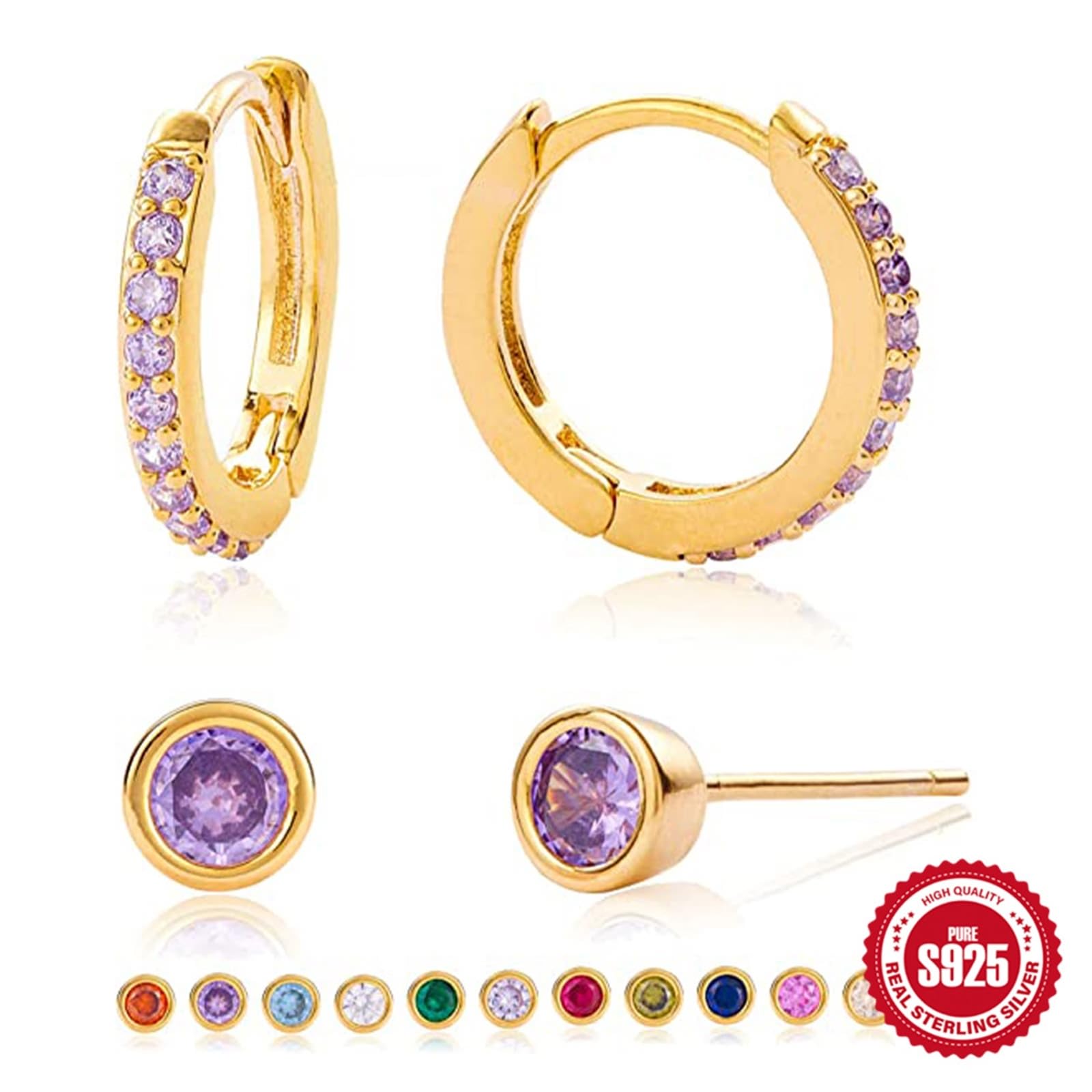 Orecchini da donna, in argento 925, per tutti i giorni, festivi, eleganti, vintage, per feste di compleanno, autunno, inverno, dolcezza