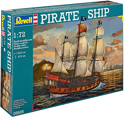 Revell Of Germany Pirate Ship Plastic Model Kit #TOP6