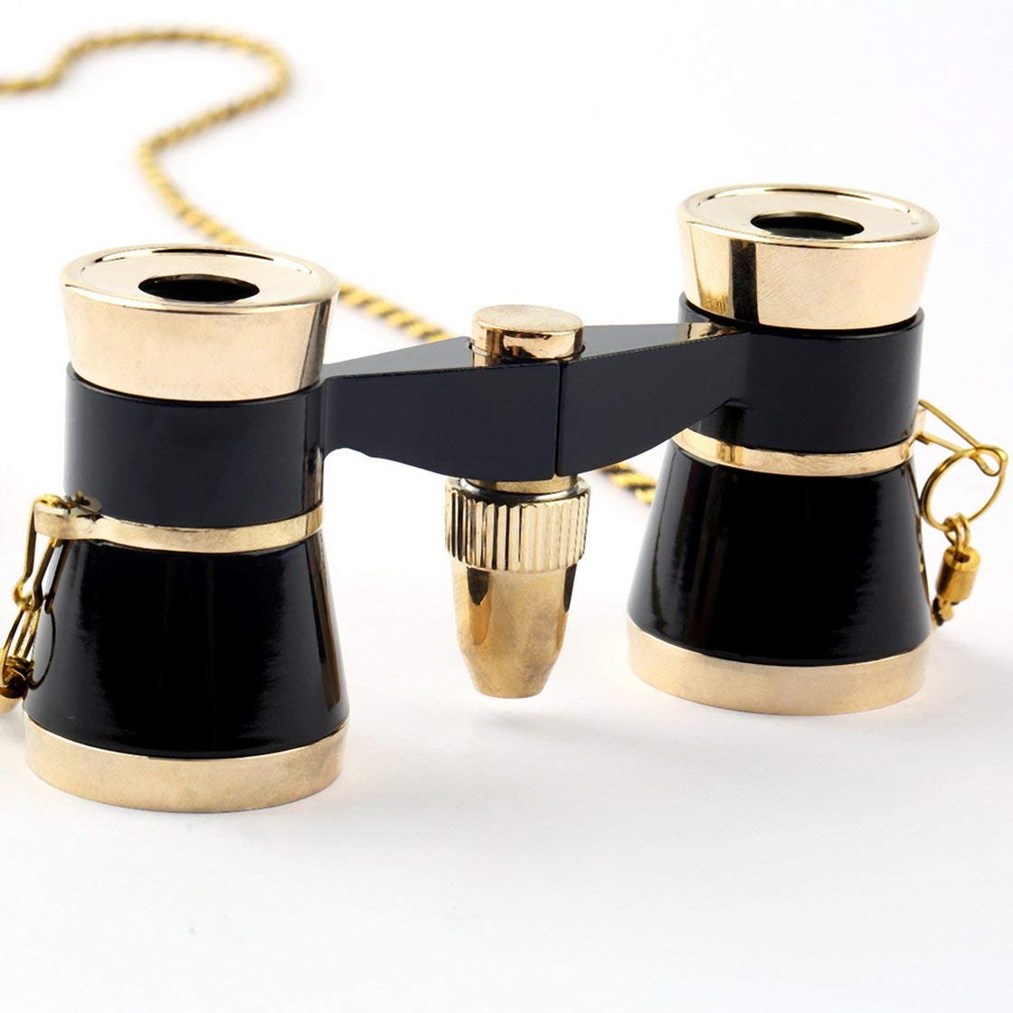 Exquisite Black Gold Fernglas Teleskop 3X25 Dame Geschenk Teleskop Oper Theater Fernglas Optische Operngläser