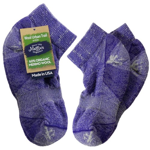 Maggie's Organic Merino Wool Socks For Women And Men - Lightweight Wool Ankle Socks Unisex, Moisture-Wicking Marino