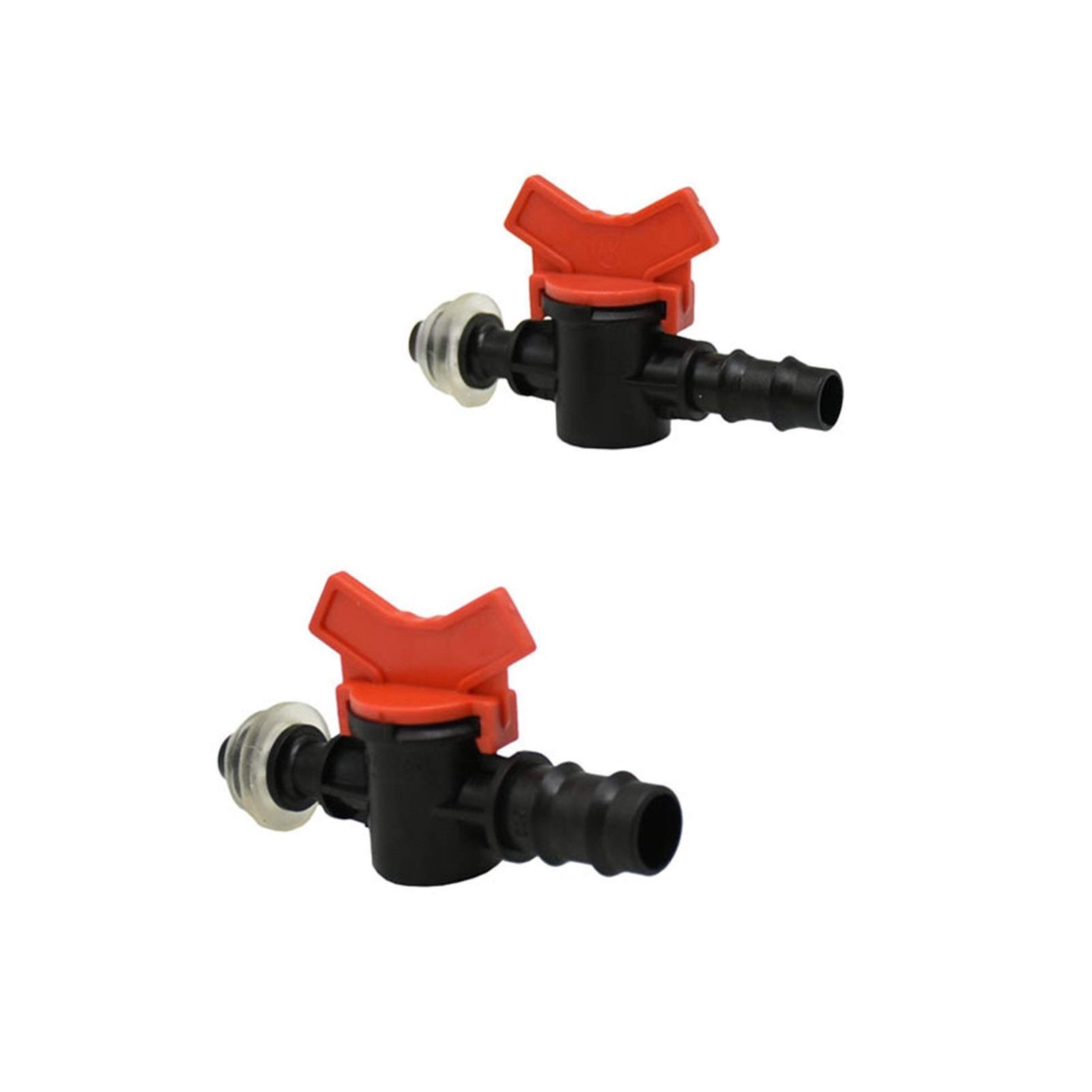 Raccordi per Tubi di irrigazione, Raccordi for irrigazione a Goccia 1/2 3/4 Connettori for Tubi Flessibili Tubo in PE da 16-20 mm con Guarnizione 30 Pezzi