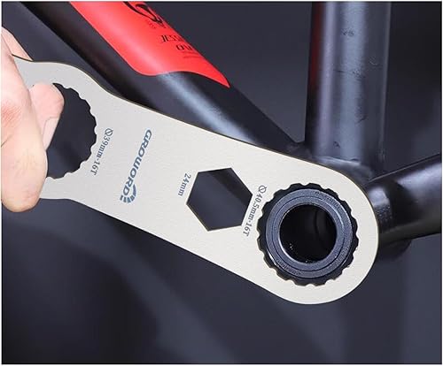 Miniatura 7 de groword Llave de soporte inferior multifunción, adecuada para llave BB en 39 40.5 1.732 in de diámetro exterior, 16 muesca