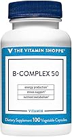 Vista 1 de The Vitamin Shoppe Complejo de vitamina B - Metabolismo energético y apoyo del sistema nervioso, vitaminas B completas