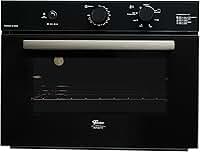 FORNO A GÁS DE EMBUTIR FISCHER INFINITY PRETO 50L 127V COM GRILL