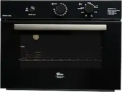 FORNO A GÁS DE EMBUTIR FISCHER INFINITY PRETO 50L 127V COM GRILL