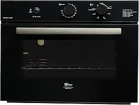 FORNO A GÁS DE EMBUTIR FISCHER INFINITY PRETO 50L 127V COM GRILL