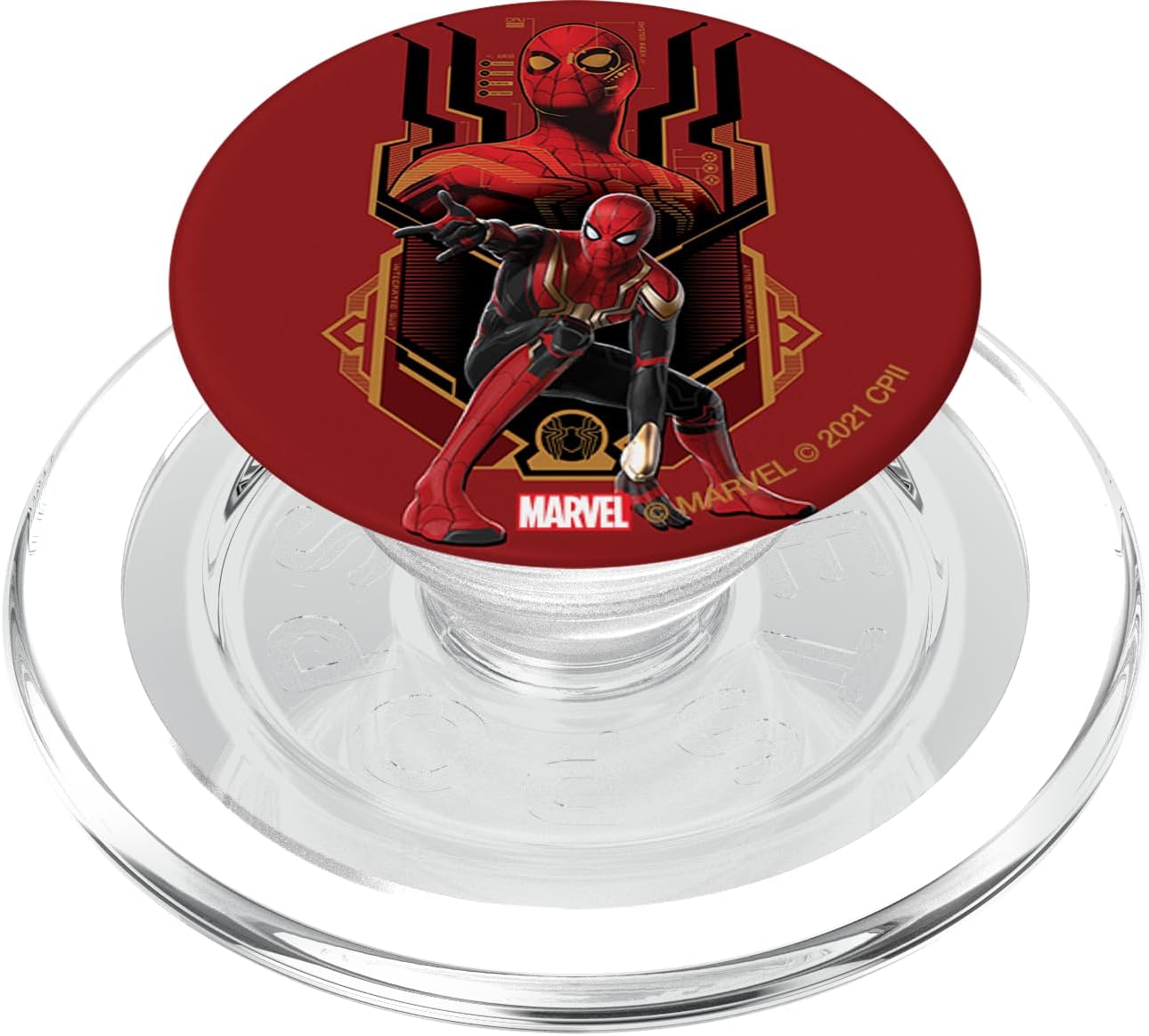 Marvel Spider-Man: No Way Home Nanotech Spider Suit PopSockets MagSafe PopGrip for iPhone