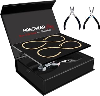 Permanent Bracelet Kit for Couples - DIY Matching Jewelry Set with Chains & Tools | Romantic Infinity Bracelets for Anniversaries, Weddings & Date Nights