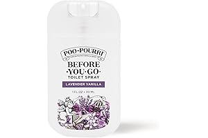 Poo-Pourri Travel Size Air Freshener: Lavender Vanilla Pocket Spray for Toilets