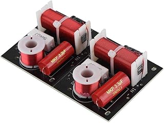 Shopping Spree Speaker Frequency Divider, 2Pcs Speaker Frequency Divider 2 Way 2 Unit Hi-Fi Sound Filter o Module Board