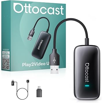 OTTOCAST Play2Video Ultra Wireless CarPlay AI Magic Box