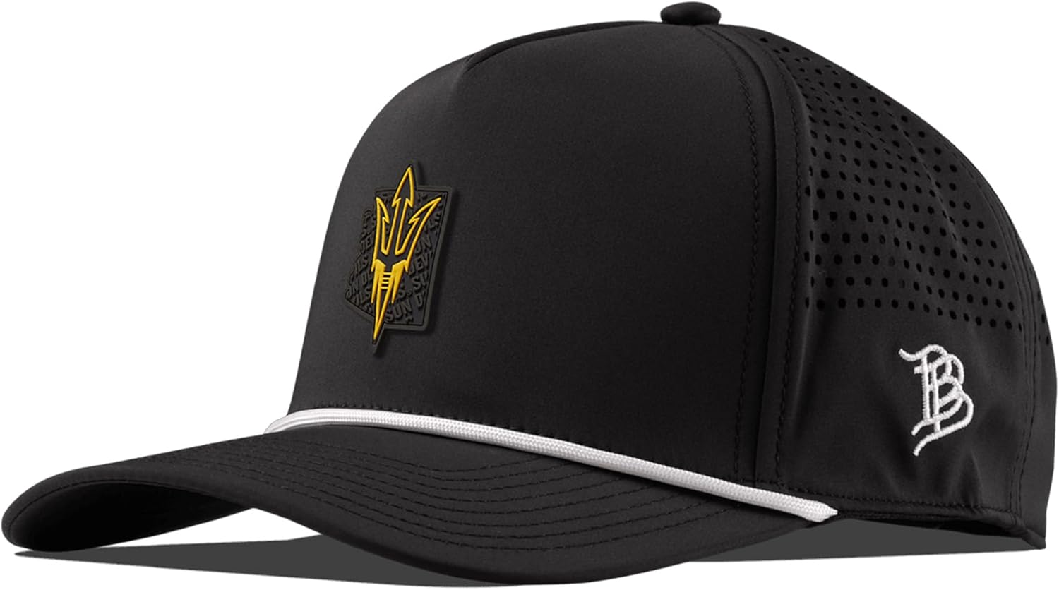 Branded Bills Officially Licensed x Arizona State Sun Devils 5-Panel Collection ASU Blackout Pitchfork PVC