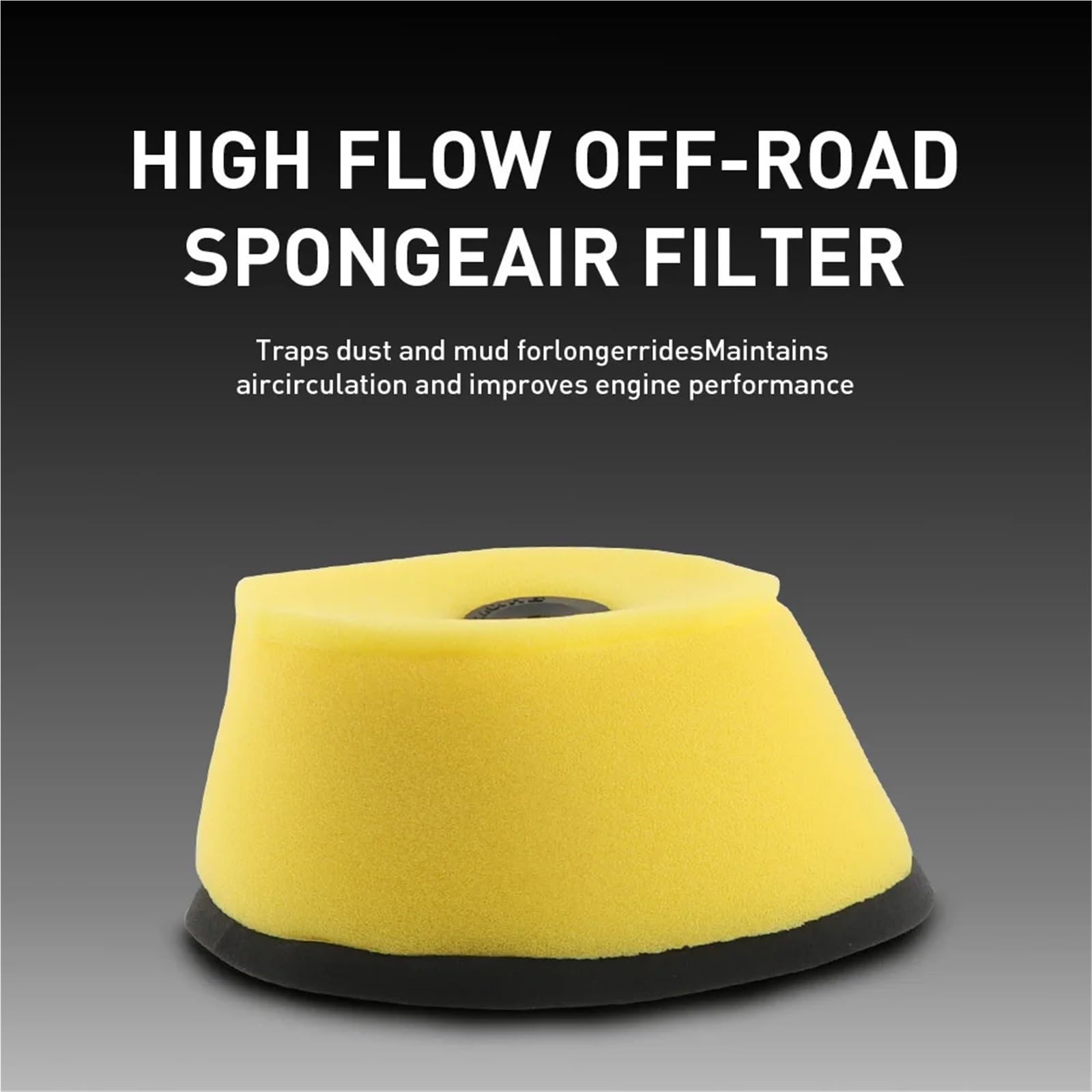 Filtro aria sportivo moto Adatto per filtro aria in spugna ad alto flusso per moto per KAYO T2 T4, previene polvere e sporco