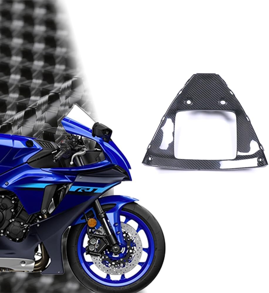 Motorcycle Radiator Guards Section,Carbon Fiber Radiator Cover Compatible for Yamaha R1 2020-2025