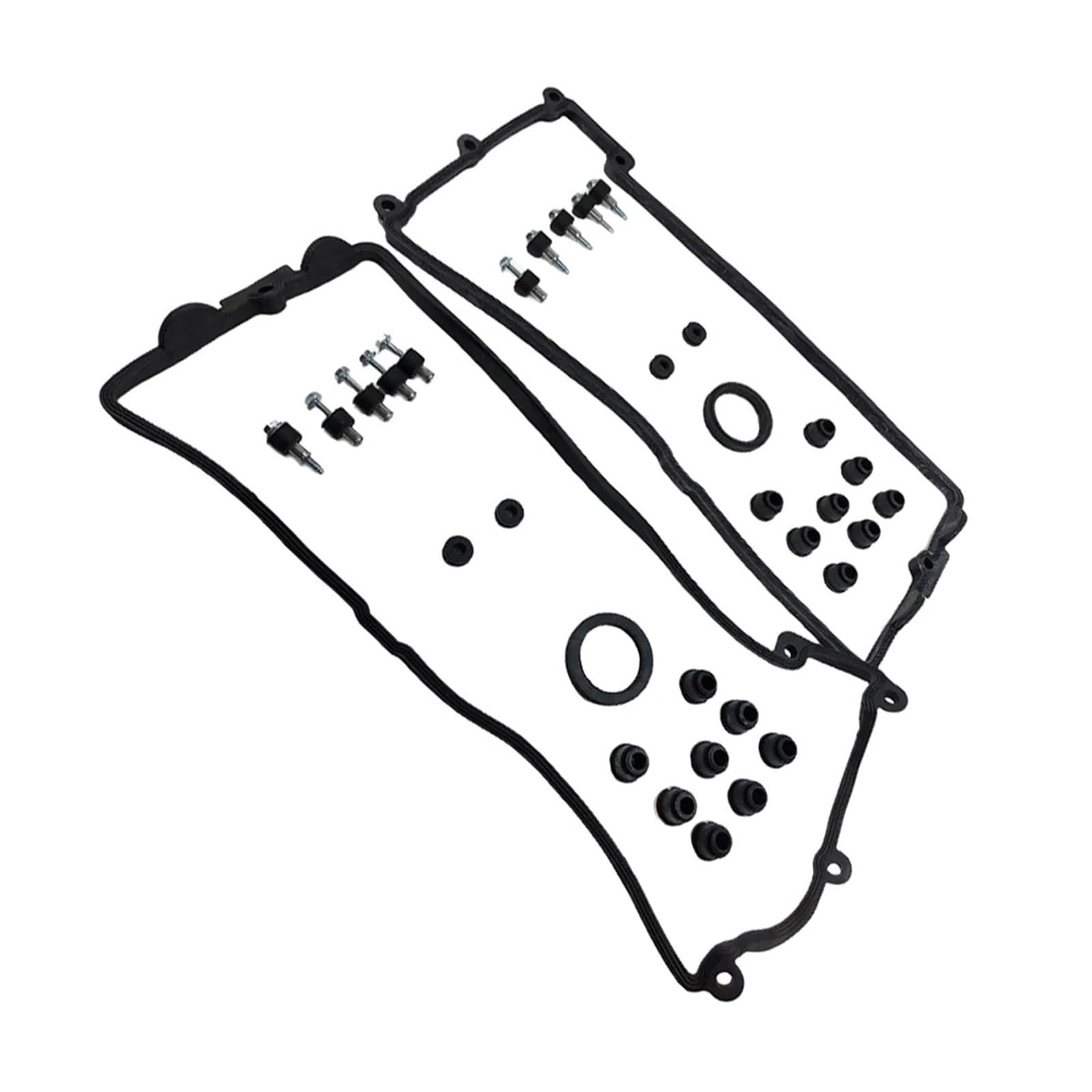 akapj 1Pcs Valve Cover Gasket Kit,fit For BMW X5 545i E60 11127513194 11127513195 Black Auto Parts طقم حشية غطاء الصمام
