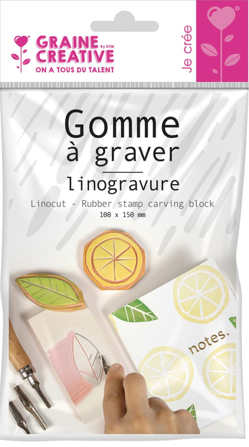 Lot 10 Plaques De Linogravure En Caoutchouc 5x5x1 Cm – Carrés Et Ronds – Gomme à Graver Multicolore – DIY, Scrapbooking, Cartes Postales – Tampons Créatifs