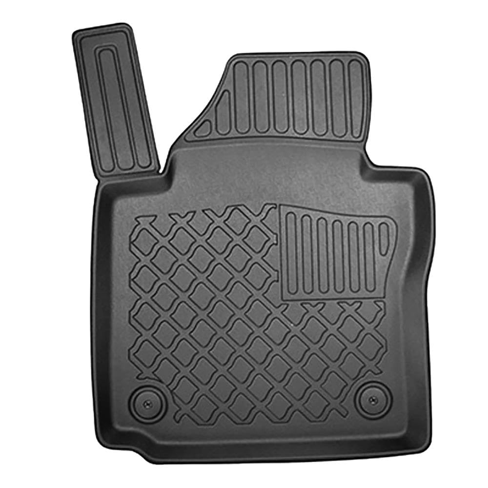 Mossa Alfombrillas aptas para VW Touran I Monovolumen (2003-2015) 4 uds. G | 5 o 7 plazas; sin la tercera fila