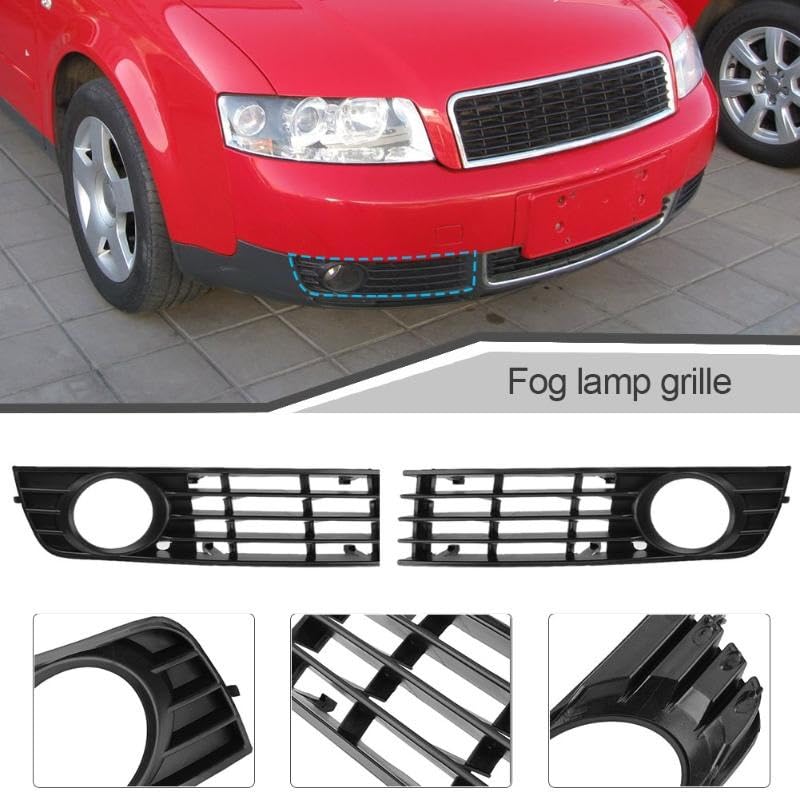 Rejilla de estilo carreras estirada para parachoques de coche A4 B6 2