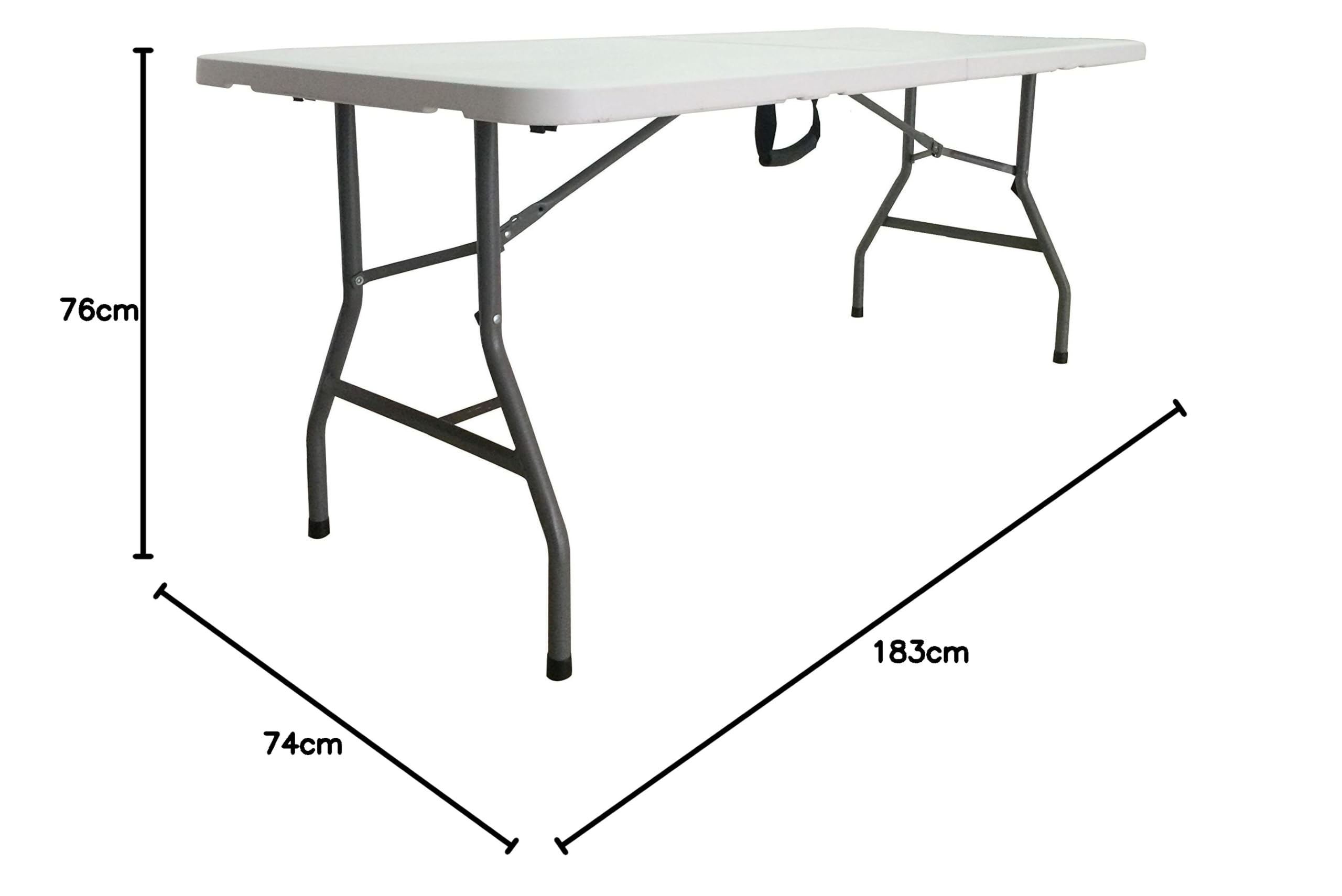 Linea Garden Friend Tavolo Rettangolare 183x76x74h cm Pieghevole horeca