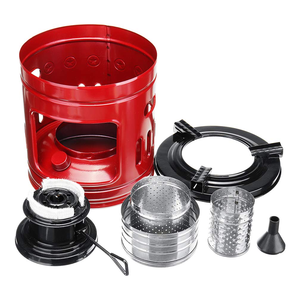 GYFHMY Handige Outdoor Draagbare 8 Wicks Kerosine Fornuis, Grote Power Winddichte Olie Kachels, Perfect voor Camping Picknickbrander Oven Koken BBQ