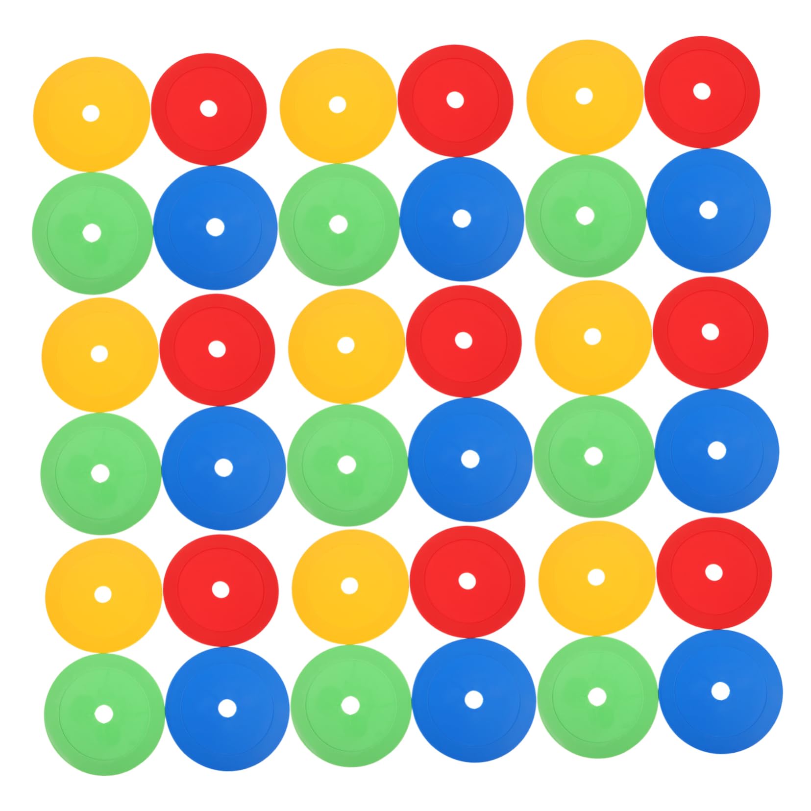 Hemoton 25Pcs Floor Spot Markers Non Slip Agility Training Dots for Soccer Basketball and Gym Exercises Durable Football Training Equipment for Competitive Skill