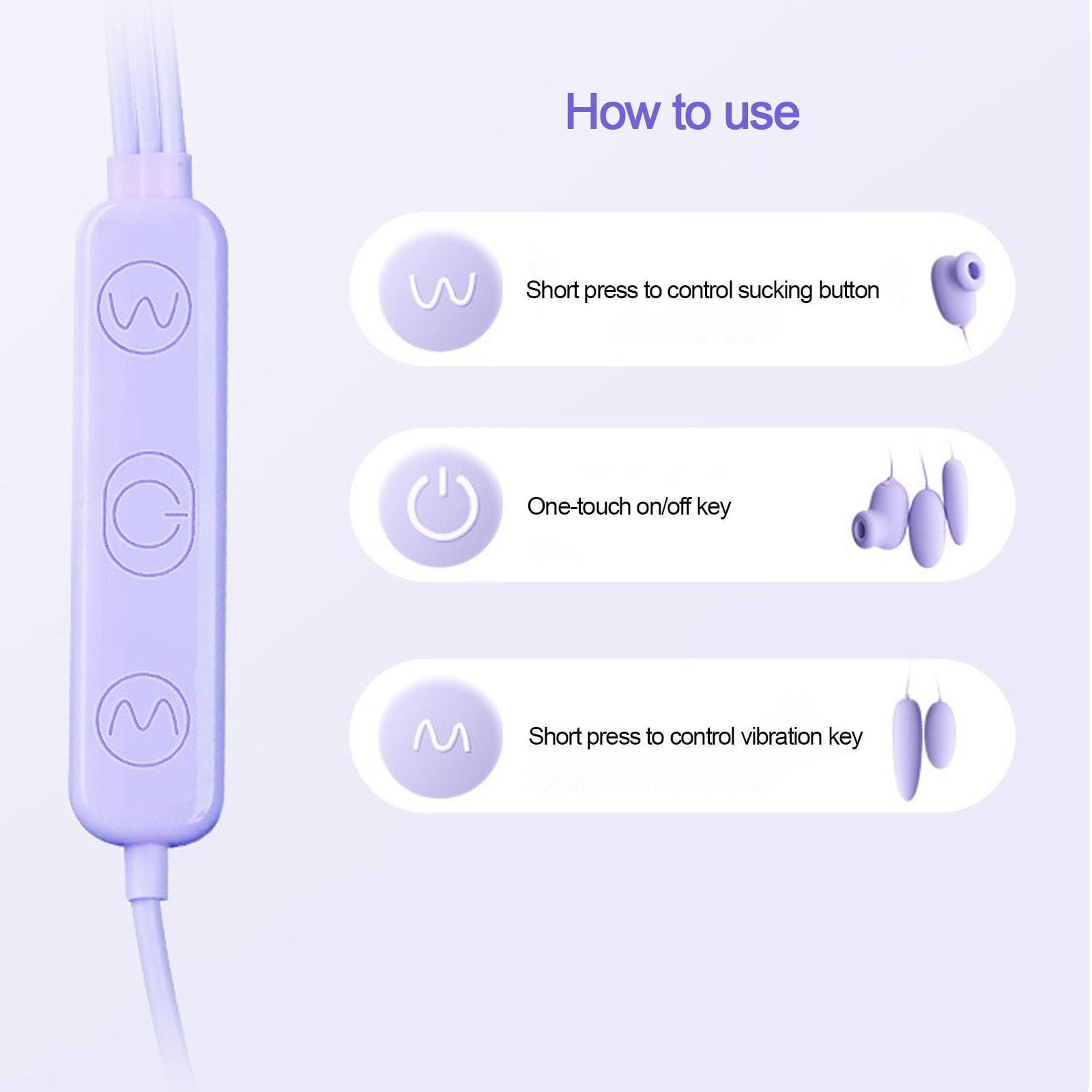 MFMYEE Vibrating S.uck Stimulator, 3 in 1 Nipple S.ucking Vibrator Sex Toys with 20 Vibration & Suction Frequency, USB Plug Vibration E.gg Anal Plug Masturbation Vibrator SM Sex Toys for Adult