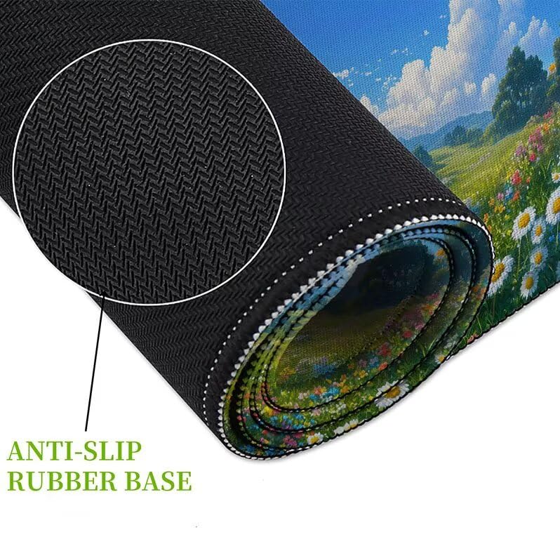 Tapete escritorio de 90 cm para proteger tu mesa y evitar que el ratón se resbale 5