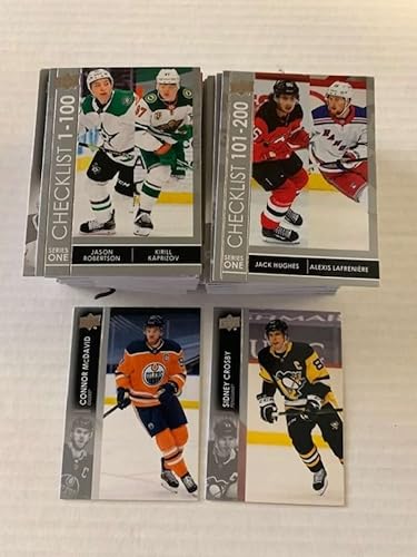 2021-22 Upper Deck Hand Collated Series One and Two Veteran Set 1-200 + 251-450 - NO YOUNG GUNS - NM or Better - Included in this set are the