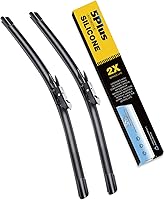 5PLUS Silicone Windshield Wipers 26" + 23" for Toyota Tundra 2007-2021 & Sequoia 2008-2022 - Water Repellent, All-Weather Durable Blades