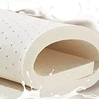 Topper De Colchão De Látex 100% Natural Verde Puro - Firme - 2/3/4 De Polegada - Tamanho Duplo, Alívio De Pressão Para Dores Nas Costas,2,5cm,150X200cm,YUYANAIAI