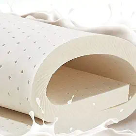 Topper De Colchão De Látex 100% Natural Verde Puro - Firme - 2/3/4 De Polegada - Tamanho Duplo, Alívio De Pressão Para Dores Nas Costas,2,5cm,150X200cm,YUYANAIAI