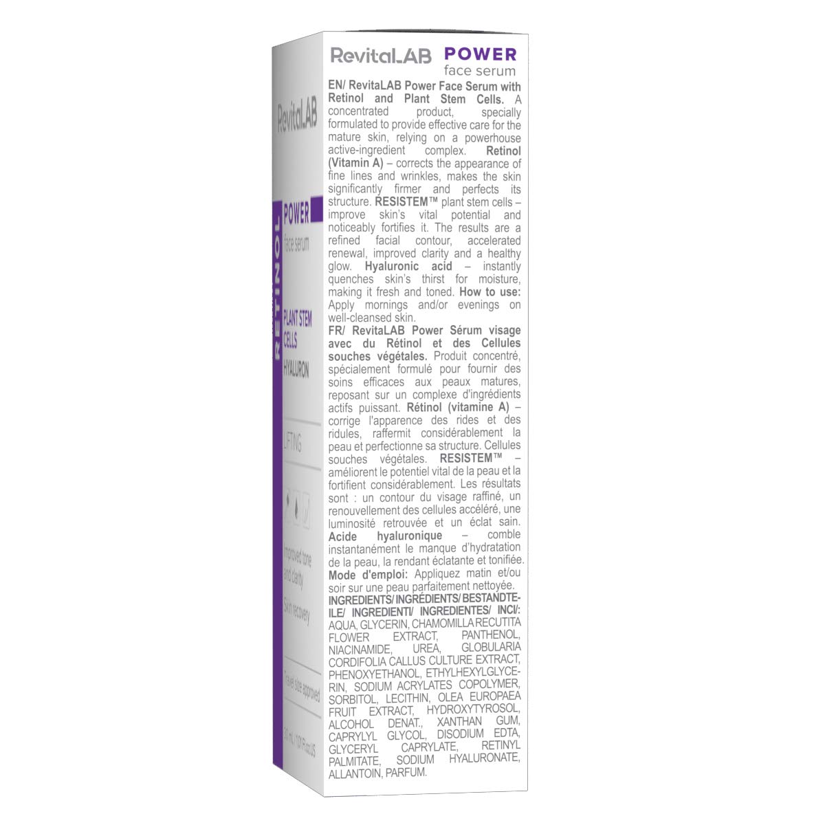 RevitaLAB Power Face Serum with Retinol and Plant Stem Cells Buy Online in United Arab Emirates