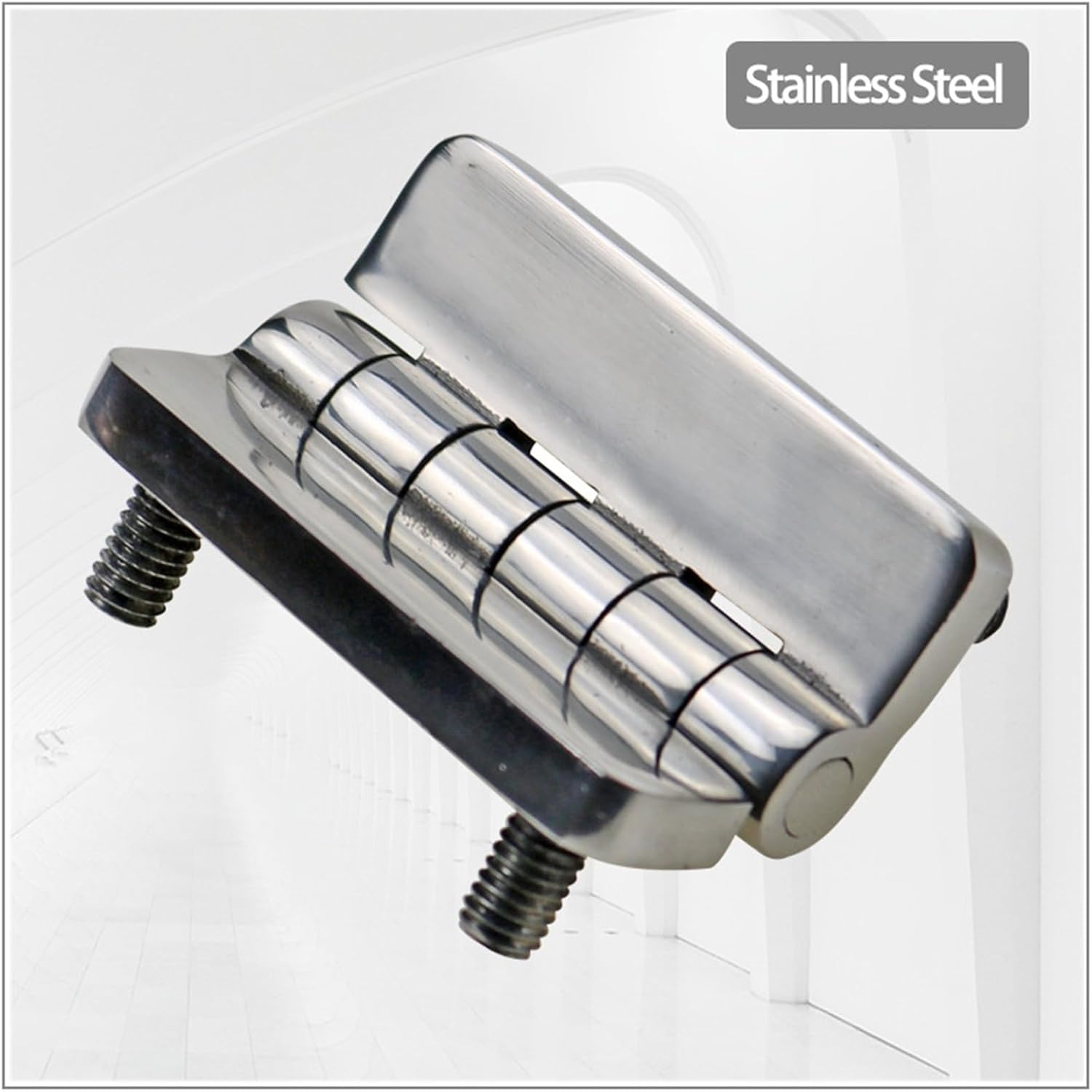 Stainless Steel Shaped Thickened Hinge Screw Embedded 1Pcs(42x32 SS)