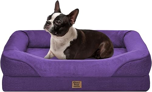 Miniatura 36 de Cama Ortopédica Lavable para Perros Grandes - Camas de Espuma Ortopédica Desmontable para Perros con Bordes Acolchados Cama Grande Impermeable para