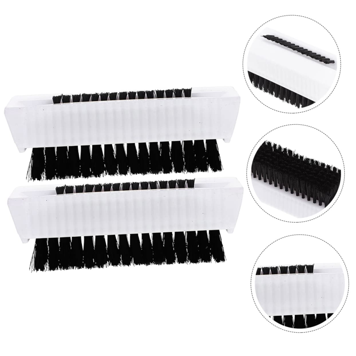 POPETPOP 8pezzi Spazzola Per Unghie Multi-funzione Morbida e Per Pulizia Art Facile Da Impugnare Accessori Per Manicure e French Manicure