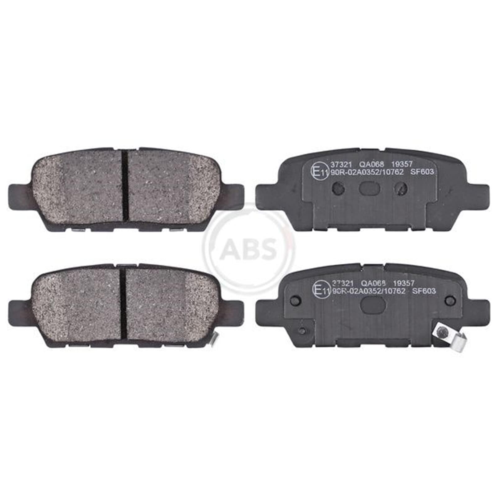 ABS Bremsscheiben 291mm + Beläge hinten | 17890 + 37321 Kompatibel mit Pulsar Schrägheck (C13)