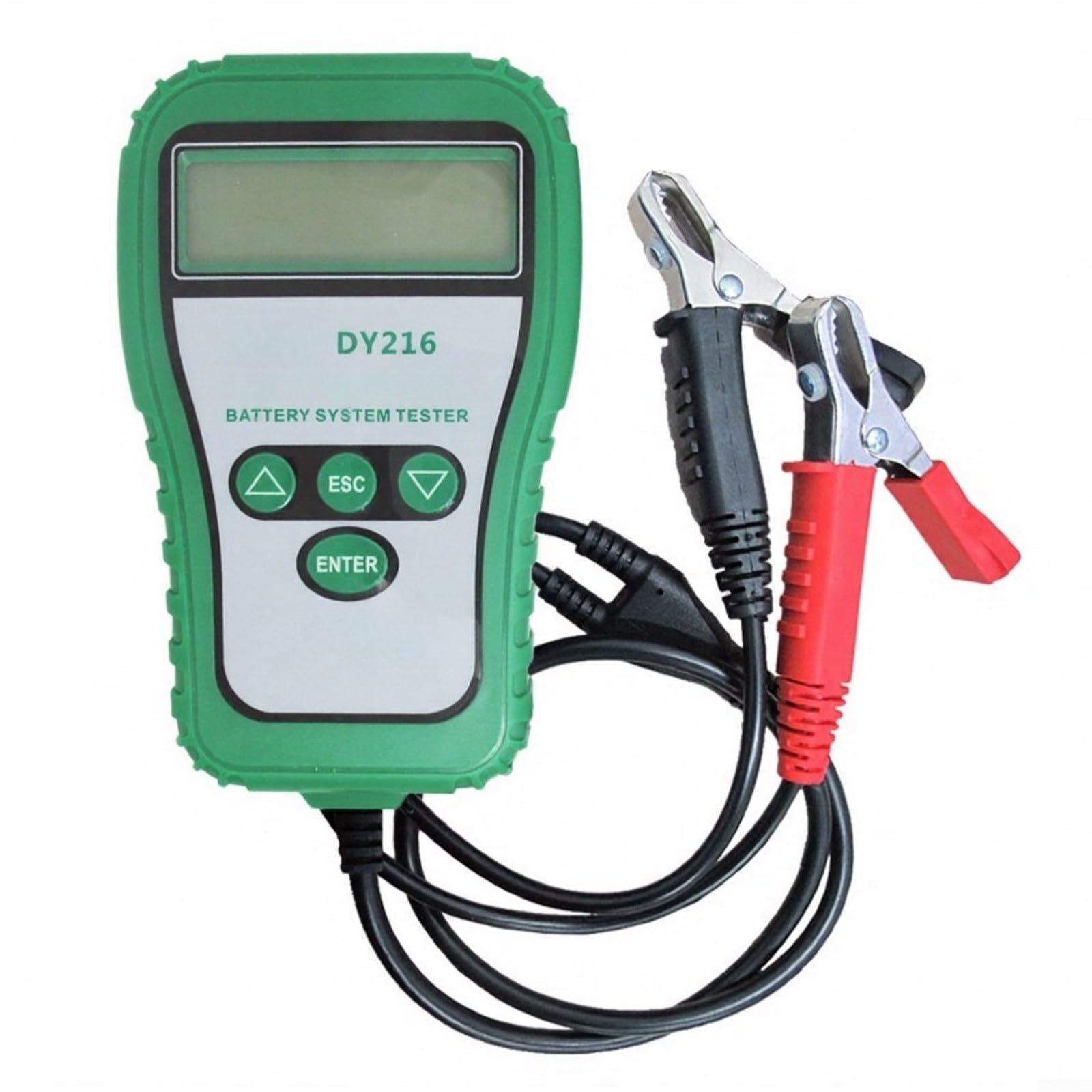 DY216 - Comprobador de batería 2 en 1 para coche (12 V, para voltaje y arranque), digital
