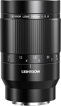 EF 240mm F5.6 Reflex Lens - MF for Canon EOS Rebel T8i/T7i/T7/T6i/T5/T3i/T3/T2i/XSi/XS/SL3/SL2/T100/90D/80D/70D/50D/5D Mark IV/6D II/7D II/1D X III II - DSLR Cameras Telephoto LensesEF/EF-S Mount