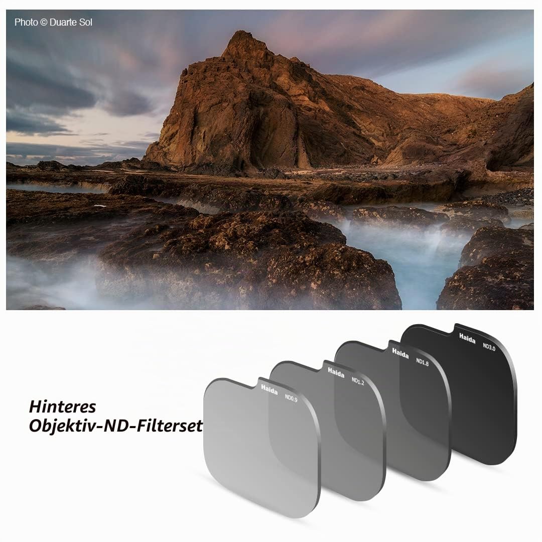 Haida Neutraldichtefilterset für das hintere Objektiv - Filterset ND8 ND16 ND64 ND1000 für Sigma Objektiv 14-24mm F/2,8 DG DN Art for Sony E and Leica L