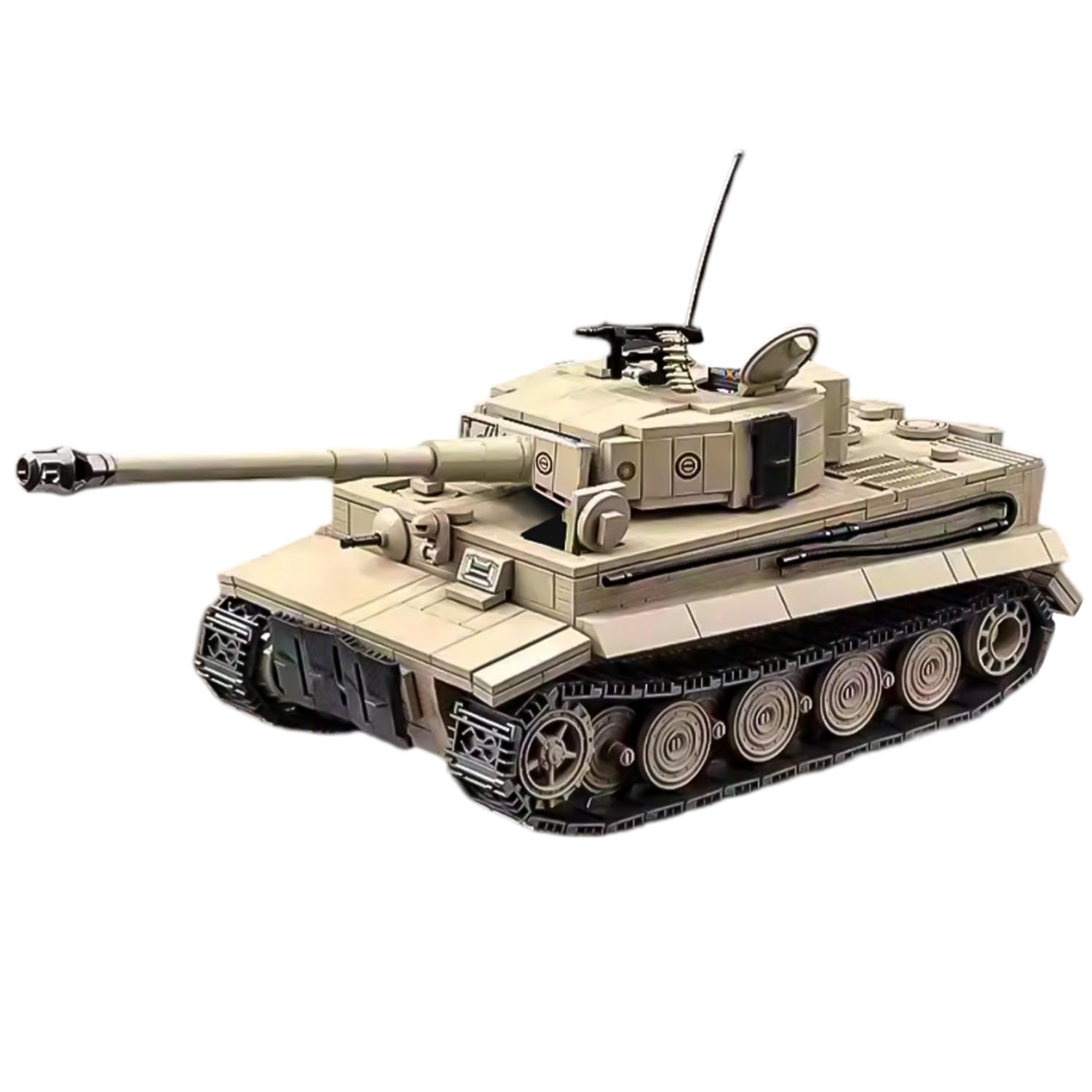 Minxtech Technik Military Panzer Bausteine, 1361 Teile Militär Deutscher Panzer Konstruktionsspielzeug, WW2 Armee Klemmbausteine Tank Modellbausatz, Geschenk für Teenager und Erwachsene Technical