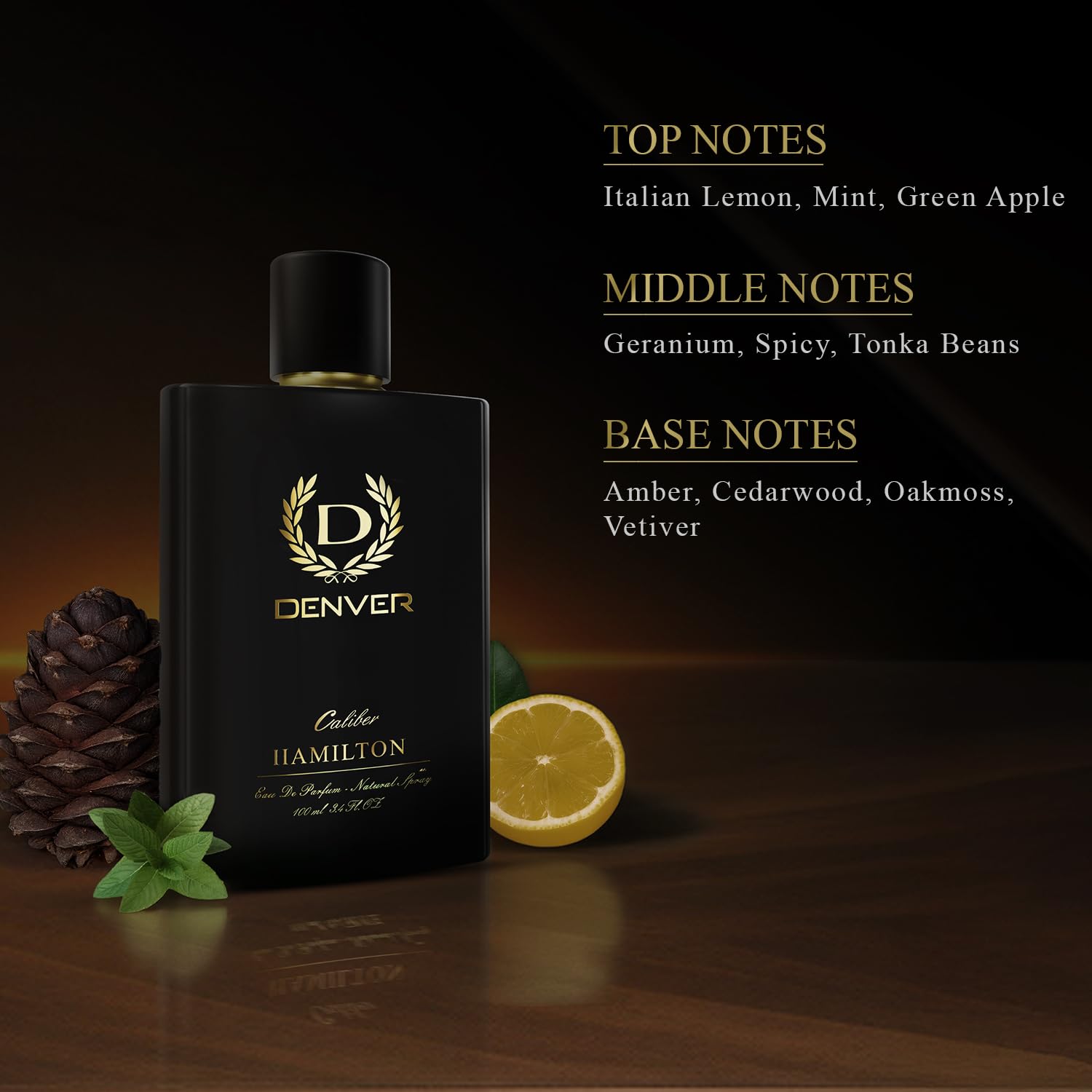 Denver Caliber & Honour Perfume For Men- 100 ML Each, Pack of 2|Long Lasting Perfume| Eau de Parfum - Image 4 thumbnail