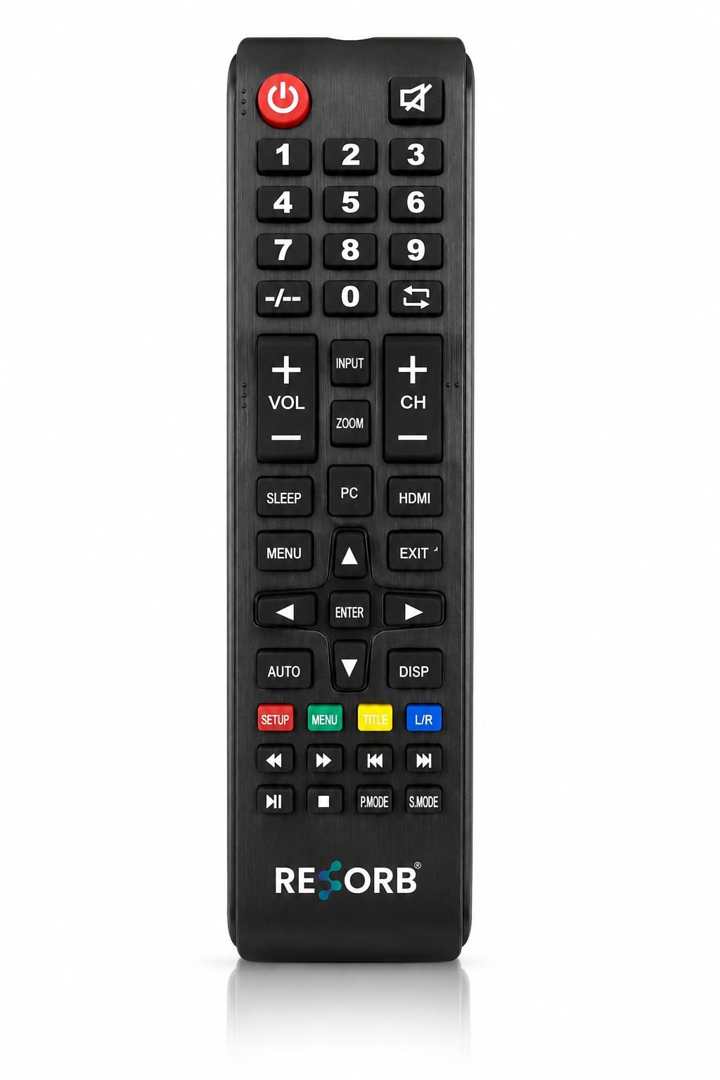 TV Remote Compatible with Cloud LED & Wisdom Share Smart Cloud LED with PC Button HDMI Input Media Keys IR Replacement Remote Black LED 102-image-5
