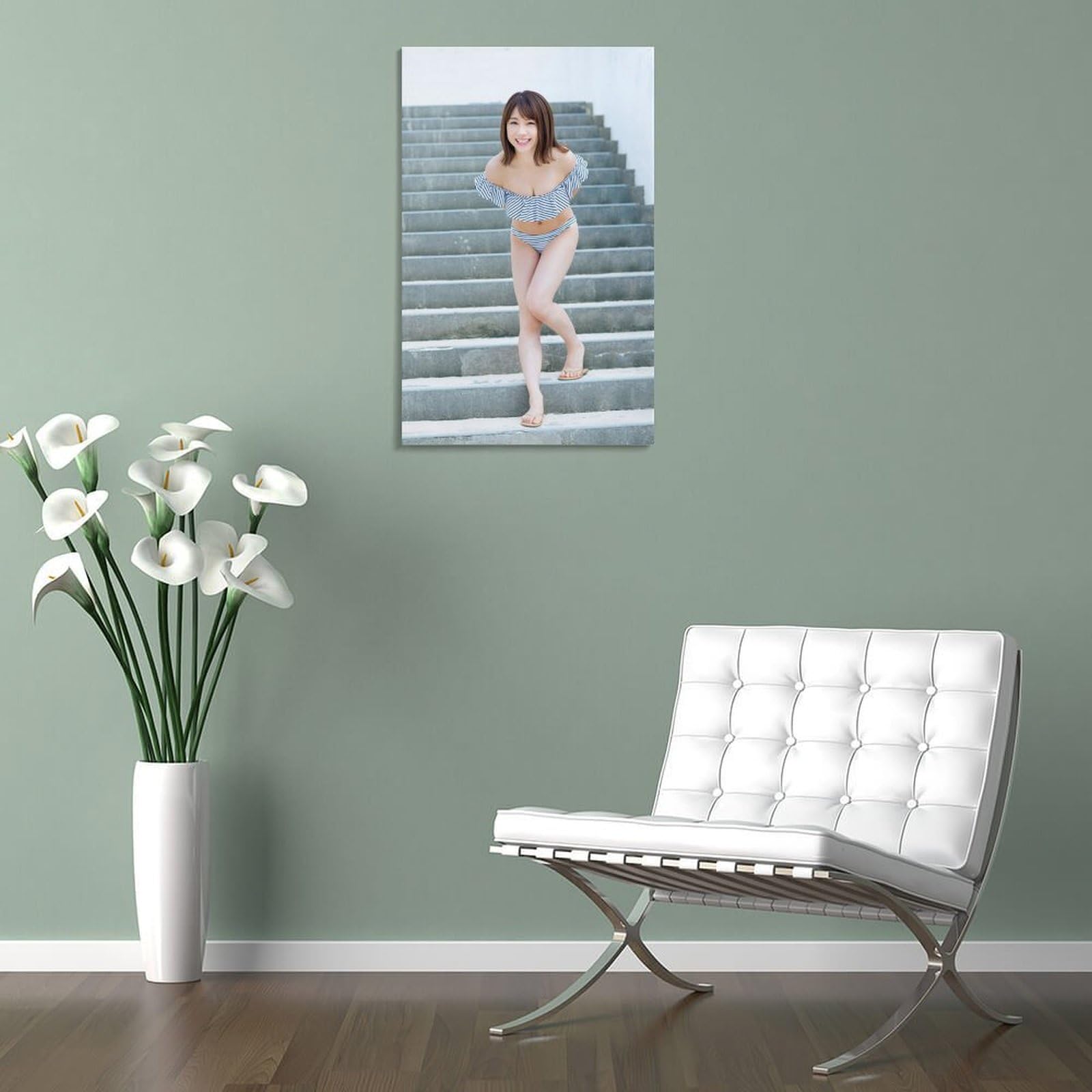 Amazon.co.jp: 石田亜佑美 キャンバスアートポスター 水着写真ポスター