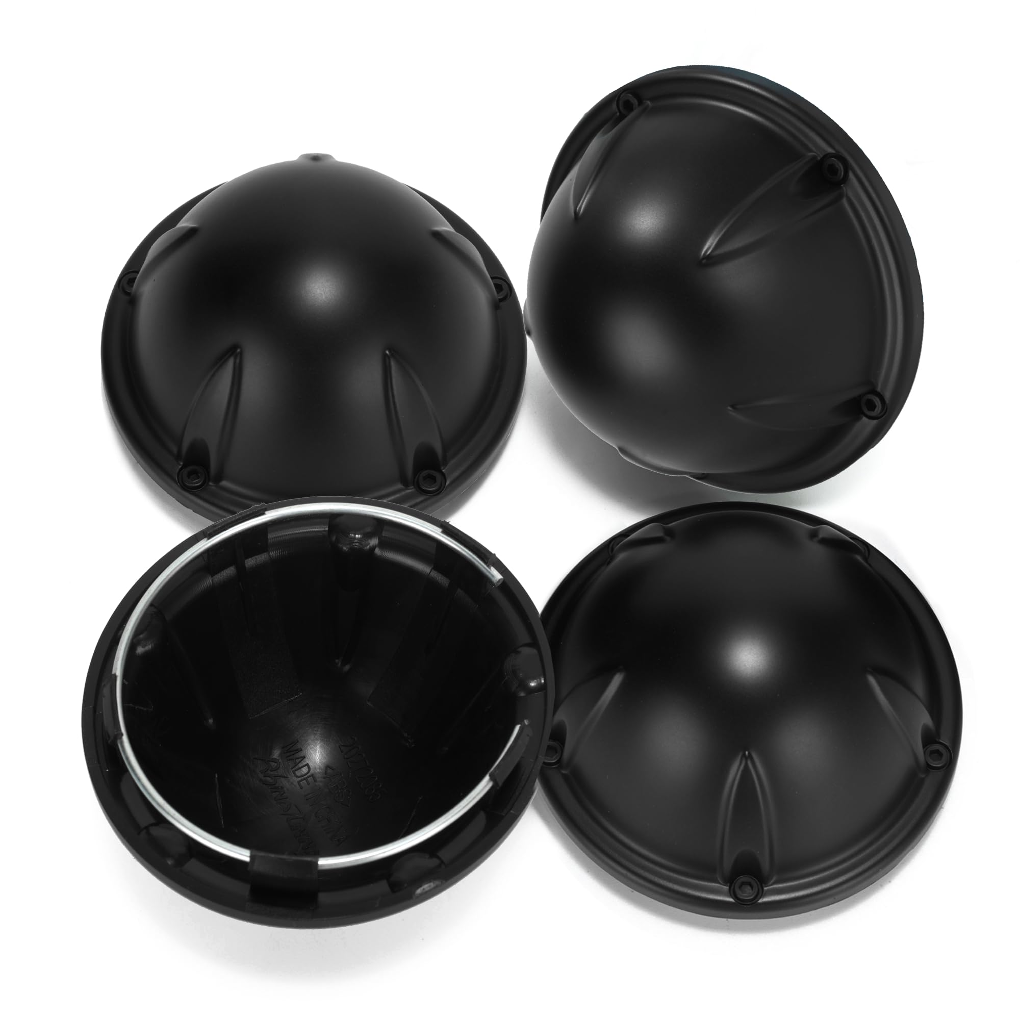 Photo 1 of Rimythic 4 Pcs 3.03" (77mm) Wheel Center Caps for Ridler 695 650 651 Wheel - C10695 LG1011-16 57492085F-1 C524101-CAP Hub Covers- Matt Black